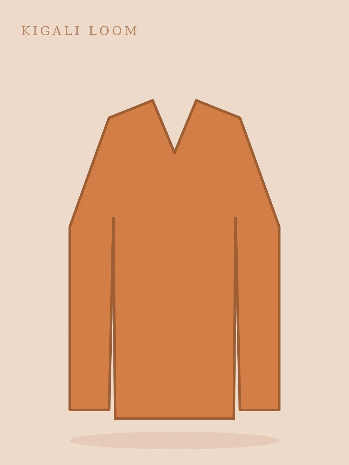 Nyamirambo Cardigan in camel