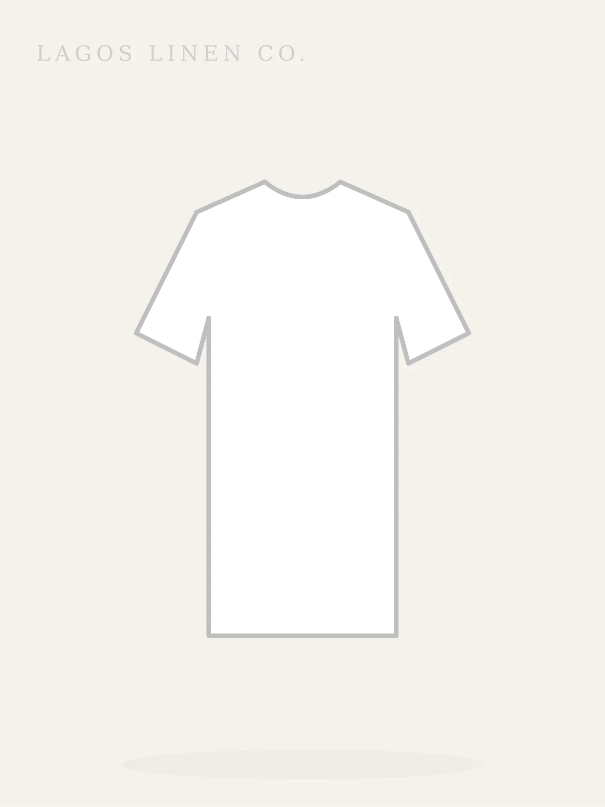 Surulere Mandarin Shirt in white