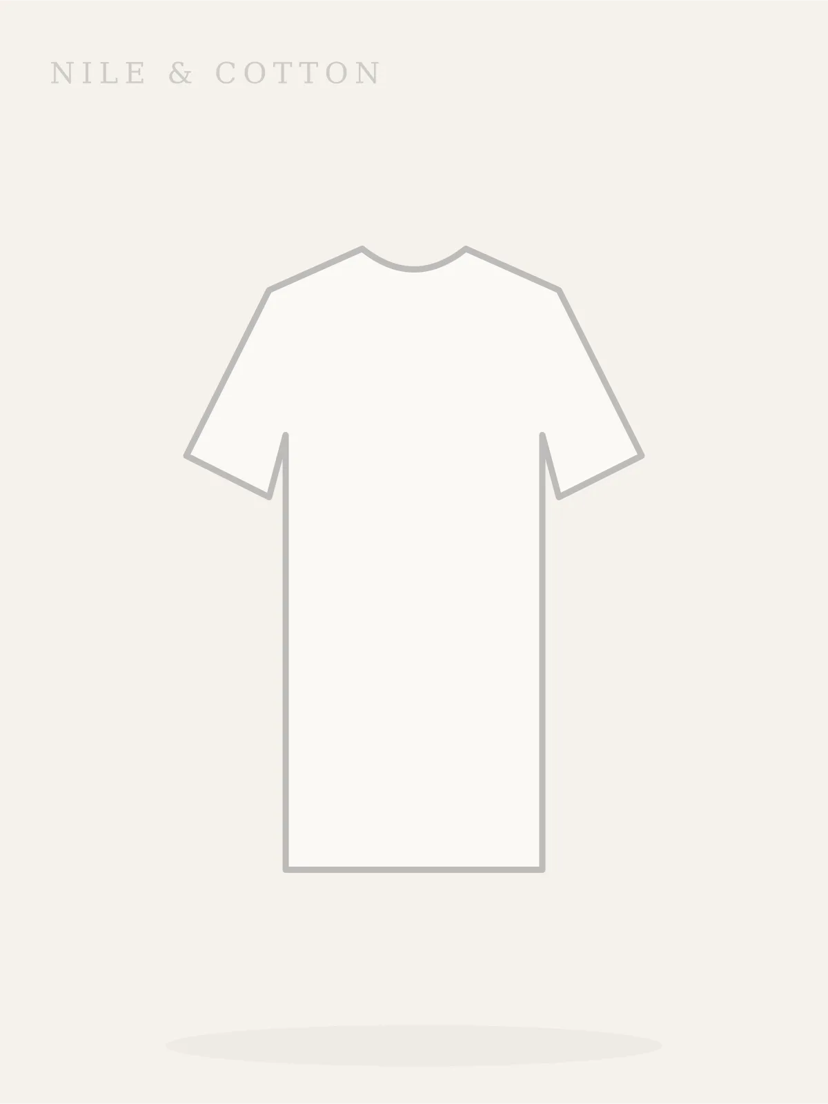 Aswan Oversized Tee in off white