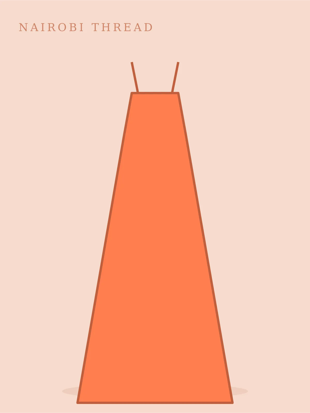 Diani Sundress in coral