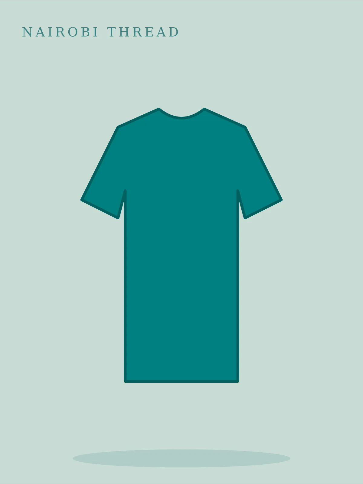 Lamu Short-Sleeve Shirt in teal